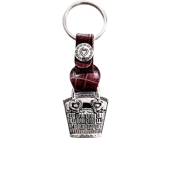 MC Marc Chantal Croc Embossed Western-Inspired Satchel ~ Shoulder Bag w/Key Tab! - Picture 6 of 16